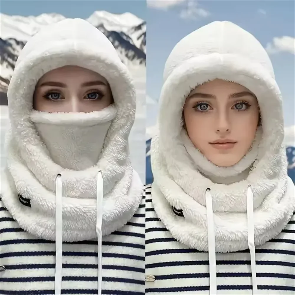 Winter Warme Thermische Winddichte Balaclava Skimaske Motorrad-Gesichtsbedeckung Polar Fleece Verstellbare