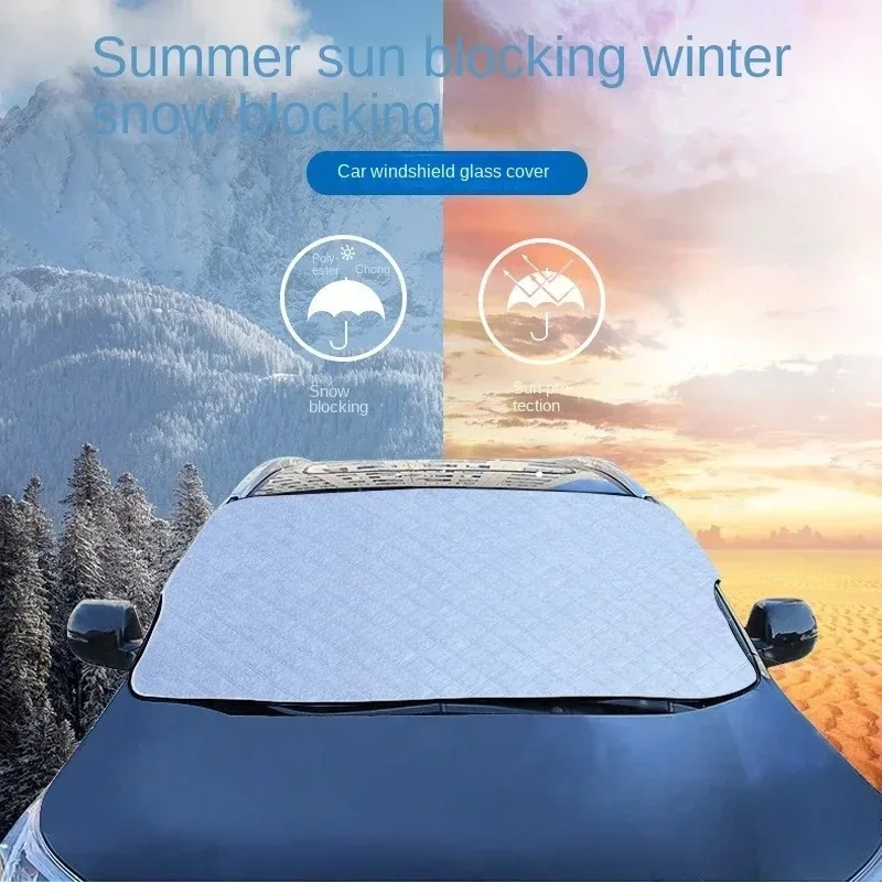 Auto-Frontscheibenabdeckung Schnee- und Frostschutz – Bild 3