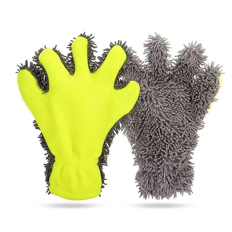 Handschuh für Autowäsche Autowaschschwamm Waschhandschuh – Bild 6