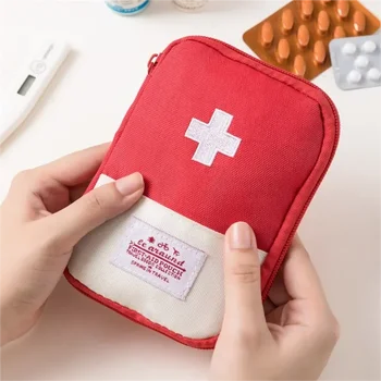 Tragbare Erste-Hilfe-medizinische Kit Reise Outdoor-Camping Notfall Medizin Aufbewahrung tasche Reise Mini edc