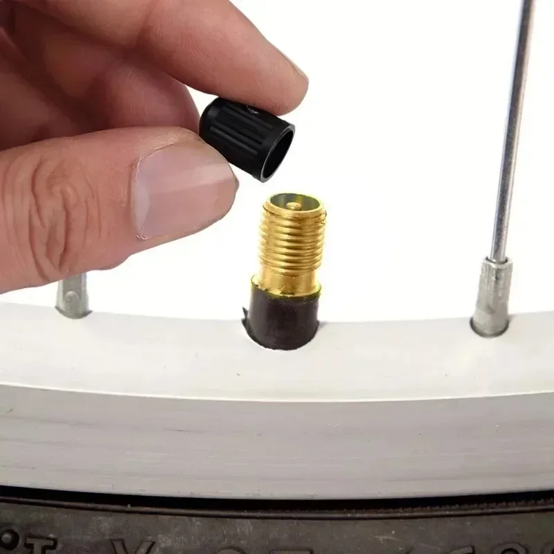 TR414 Tubeless Auto Rad Reifen Ventil Vorbauten mit Kappen Reifen – Bild 3