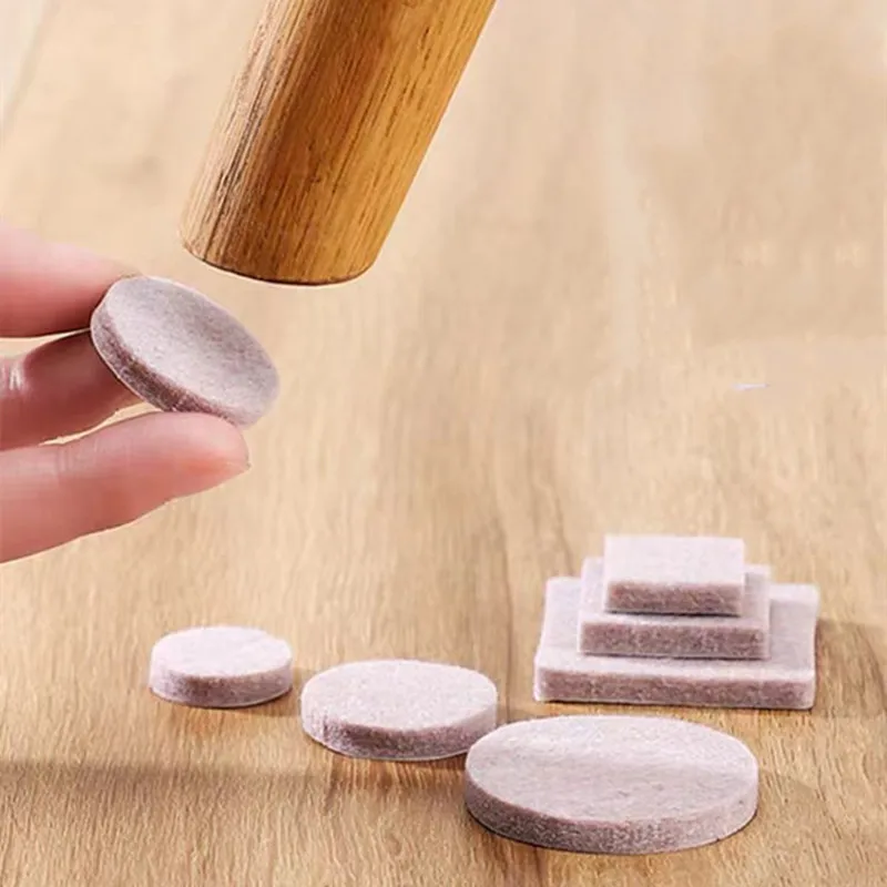 Filz-Stuhlbeinpolster, 3 mm dick, Boden-Kratzschutzmatte, stumm – Bild 3