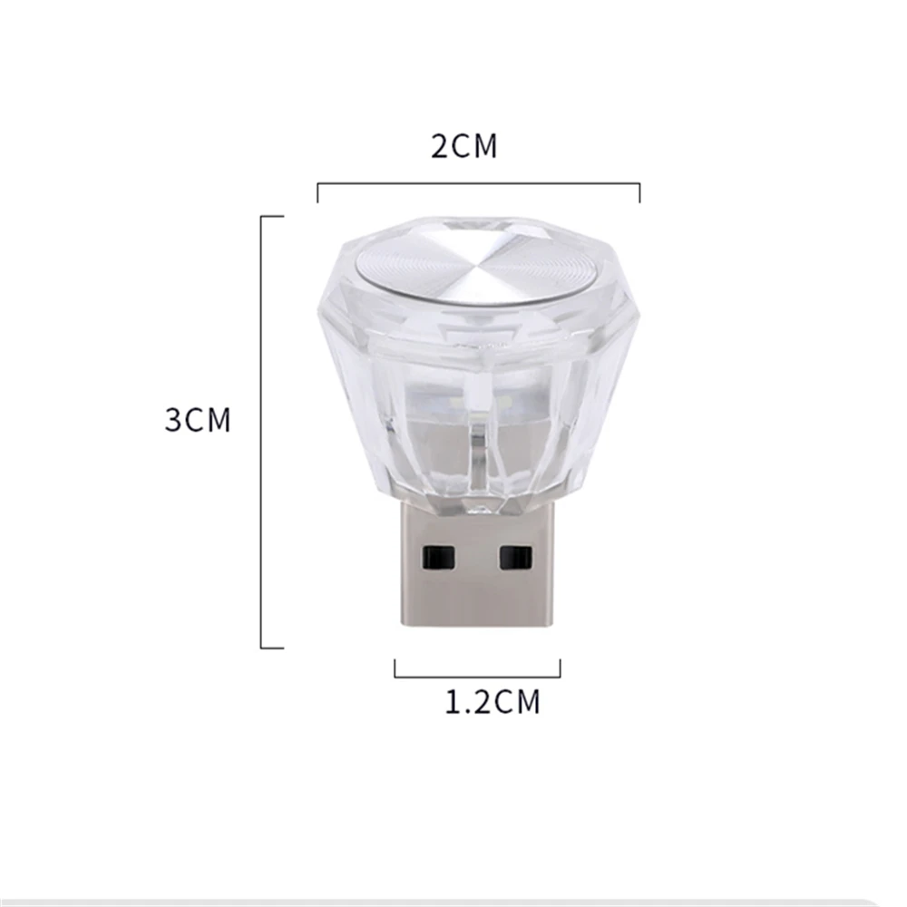 Usb Lampe Auto Innen Lichter Innen Auto Beleuchtung Atmosphäre Lampe – Bild 6