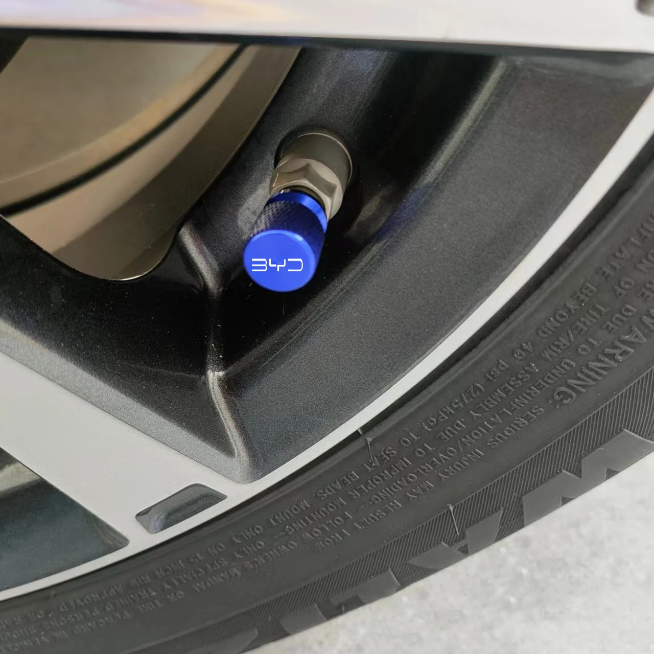 Auto Rad Reifen Ventilkappen Reifen Vorbau Abdeckung Airdust (4 Stück) – Bild 2