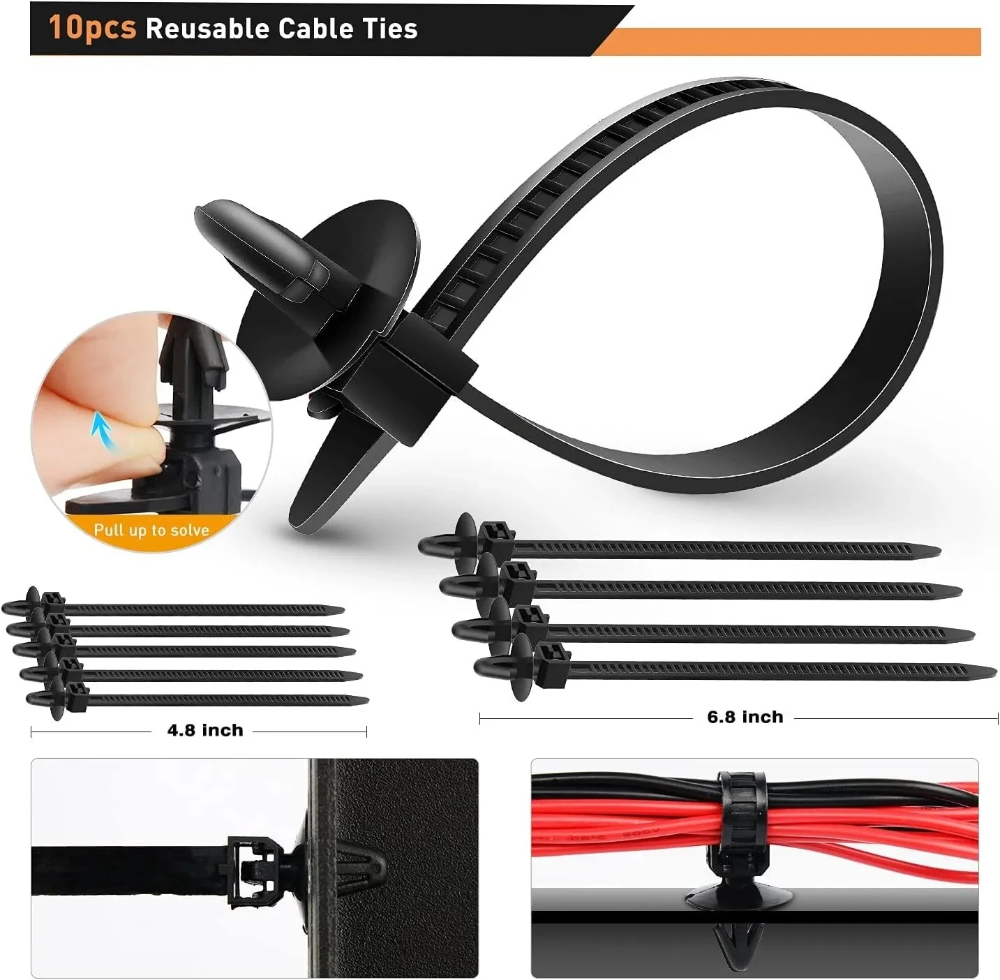 Auto Fastener Clip Kit Fender Niet Clips Auto Körper Push (100 Stück) – Bild 4