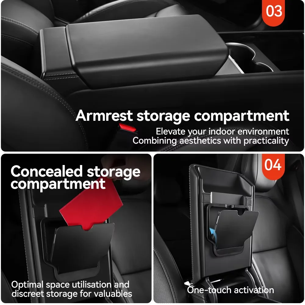 Tesla Model 3/Y/YL Highland Juniper 2026 Mittelarmlehne Versteckter – Bild 3