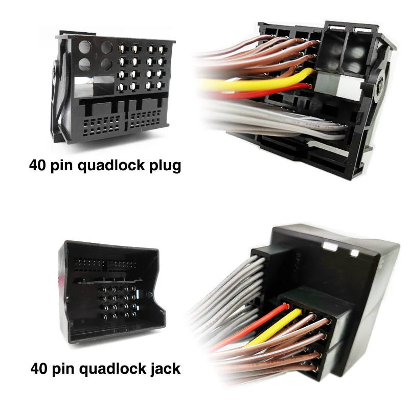 40-poliger Quadlock-Verlängerungskabelbaum, Plug-Play-Kabeladapter – Bild 2