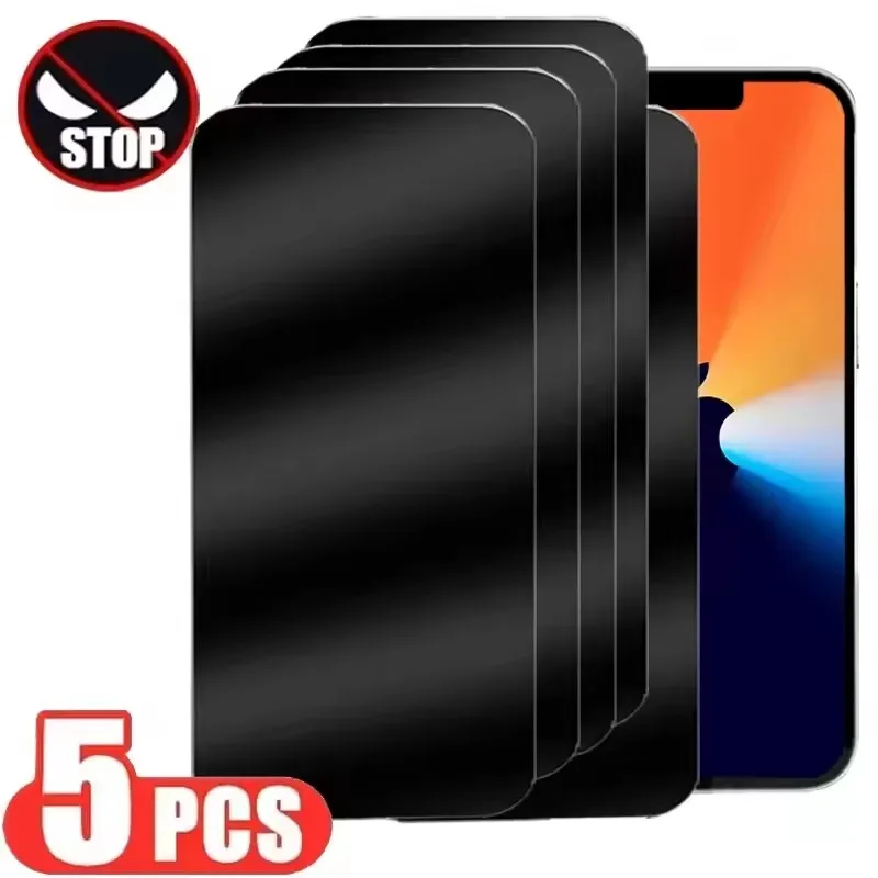 Anti-Spy Glas für iPhone 15 14 13 12 11 17 Pro Max Mini X XS XR 7 8 6 Plus Privatsphäre Displayschutzfolie