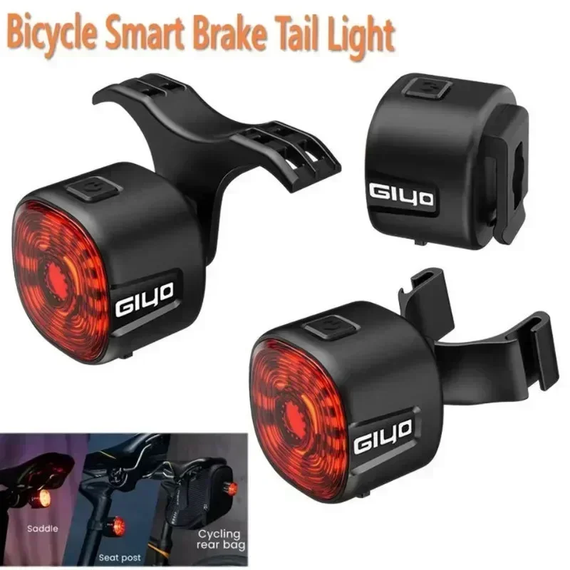 Fahrrad Smart Bremse Rücklicht MTB Rennrad Auto Bremse Sensing Licht SB Wiederaufladbare IPX6 Wasserdichte LED