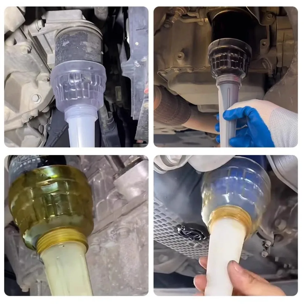 Universal Trichter Filter Anti-verbrühungen Auto Öl Filter Entfernung – Bild 6