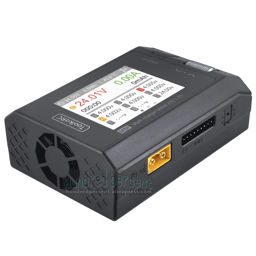 ToolkitRC M8P Intelligentes Ladegerät 1-8S 600W 20A Ferngesteuertes – Bild 6