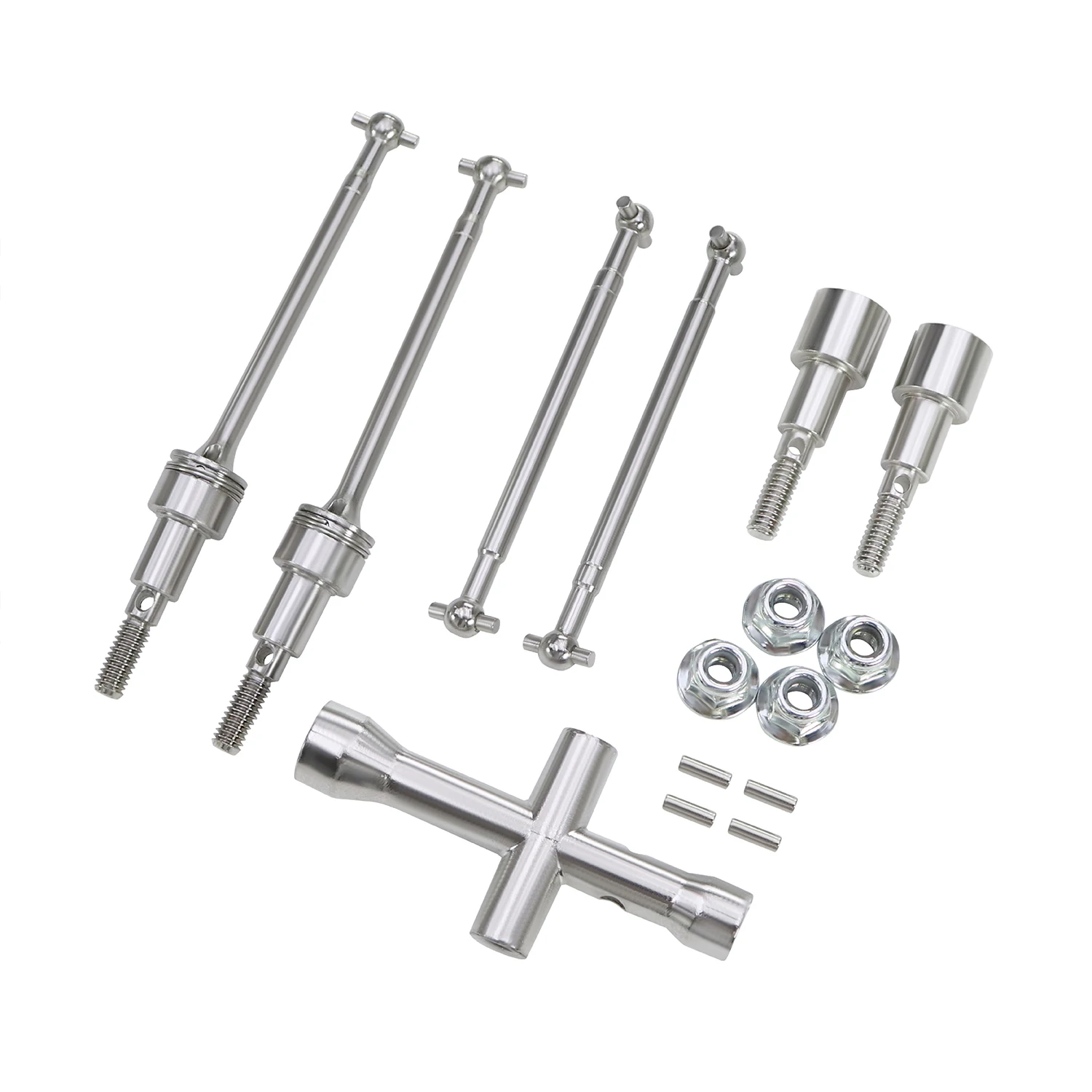 Metalldifferential und Getriebesatz CVD-Welle für SCY 16101 16102 16103 16201 Pro 1/16 bürstenloses RC-Auto