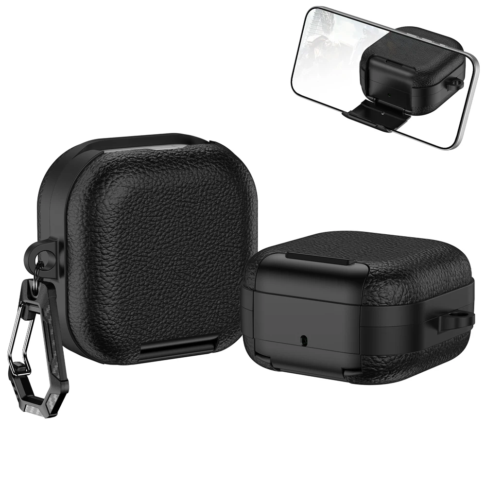 Sicherheitsverschluss-Kopfhörerhülle für Samsung Galaxy Buds 4/Buds4 Pro, weicher TPU-Schutz, stoßfest