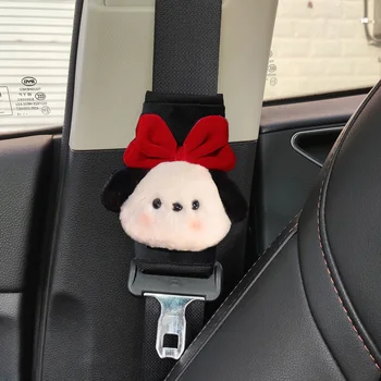Nette Cartoon Bogen Hund Auto Sicherheitsgurt Abdeckung Sitz Gürtel Harness Kissen Auto Schulter Gurt Schutz