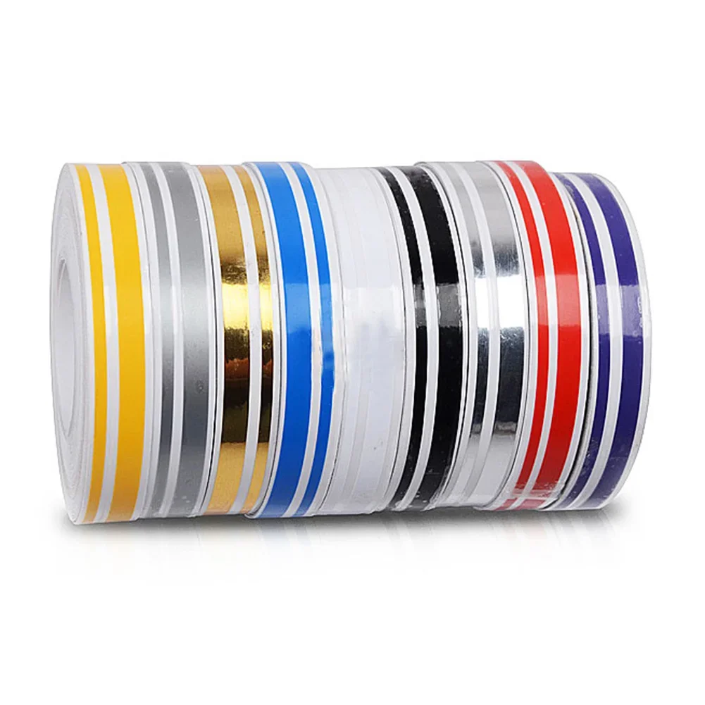 9,8 m 1 Rolle Striping Pin Streifen Steamline Double Line Klebeband Karosserie Aufkleber Vinyl Aufkleber Auto
