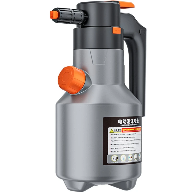 LEIBOO 2L Leistungsstarke Elektrische Schaum Sprayer Auto Waschen Schnee Schaum Spray Flasche Wiederaufladbare