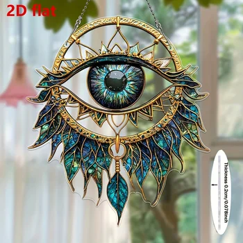 1PcEvil Eyes Hängende Dekoration Hängen Anhänger Windspiel Suncatcher Hause Fenster Ornament Garten Decor Auto