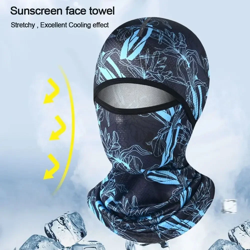 Sommer-Kühlmaske aus Eisseide - Vollgesichtsbedeckung mit UV-Schutz – Bild 6