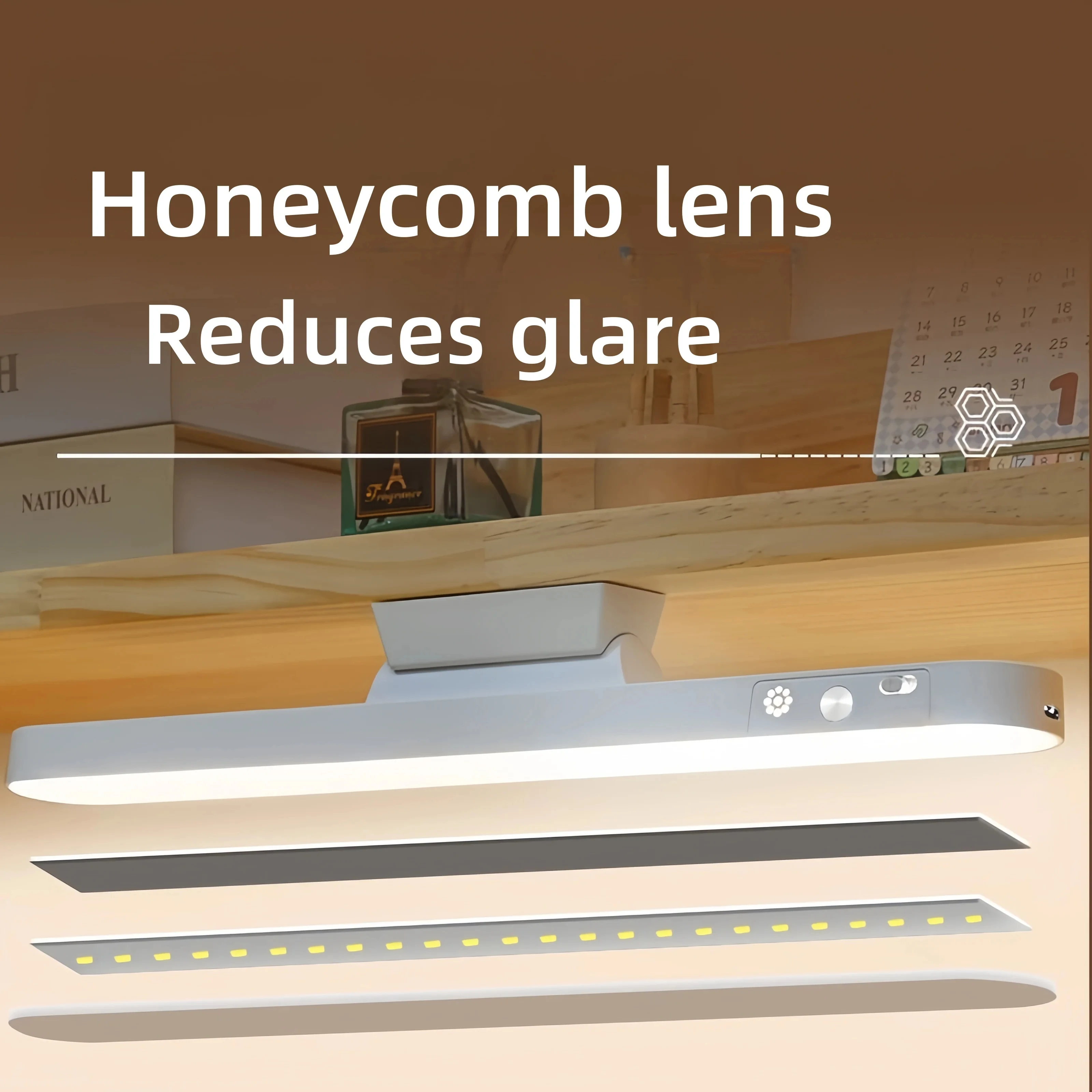 LED-Tischlampe, magnetisch, zum Aufhängen, über USB wiederaufladbar – Bild 4