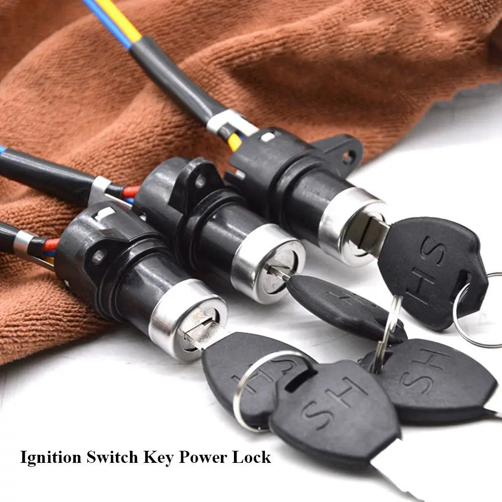 Zündung Schalter E-Bike Key Power Lock Universal Elektrische Fahrrad – Bild 2