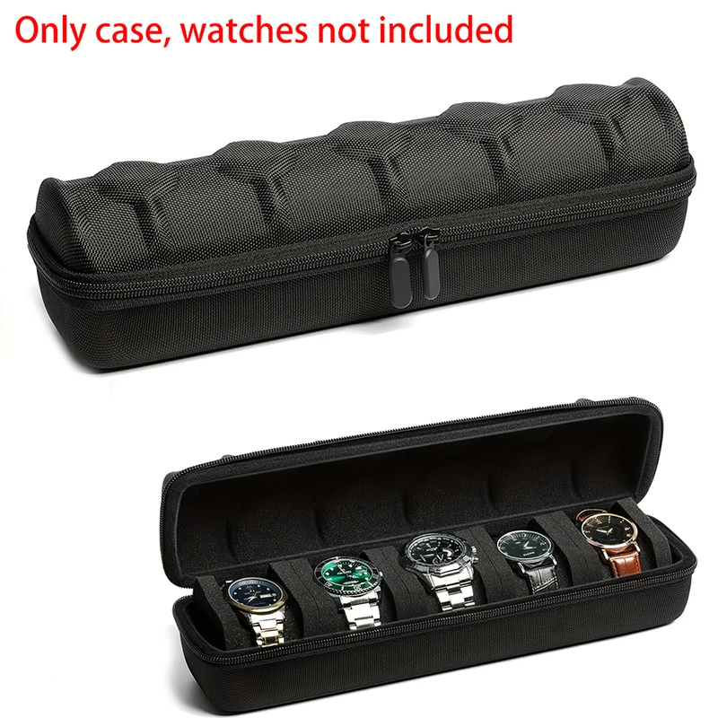 Uhrenbox-Organizer für Herren oder Damen, Uhren-Reiseetui, tragbare Aufbewahrung, Uhren-Displayhalter