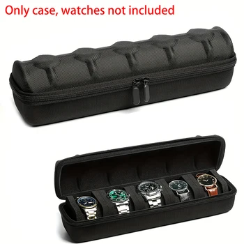 Uhrenbox-Organizer für Herren oder Damen, Uhren-Reiseetui, tragbare Aufbewahrung, Uhren-Displayhalter