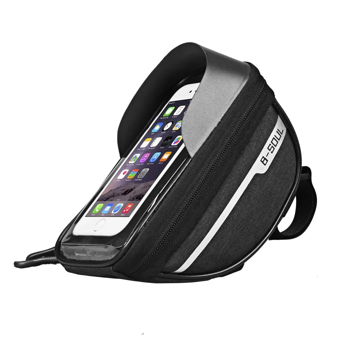 Wasserdichte Touchscreen-Fahrradlenkertasche mit Sonnenschutzabdeckung – Bild 2