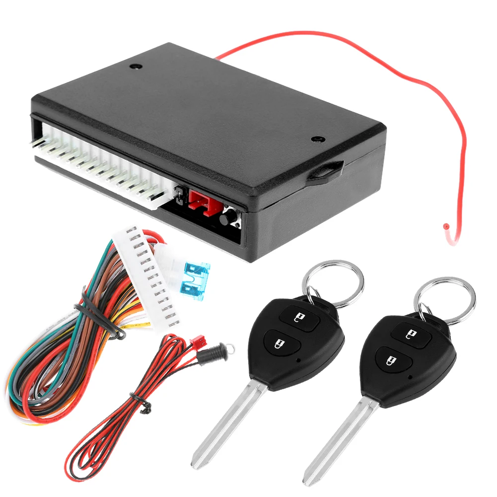 Fernbedienungs-Zentralverriegelungssystem für Fahrzeuge mit Türverriegelung, Alarm und schlüssellosem Zugang