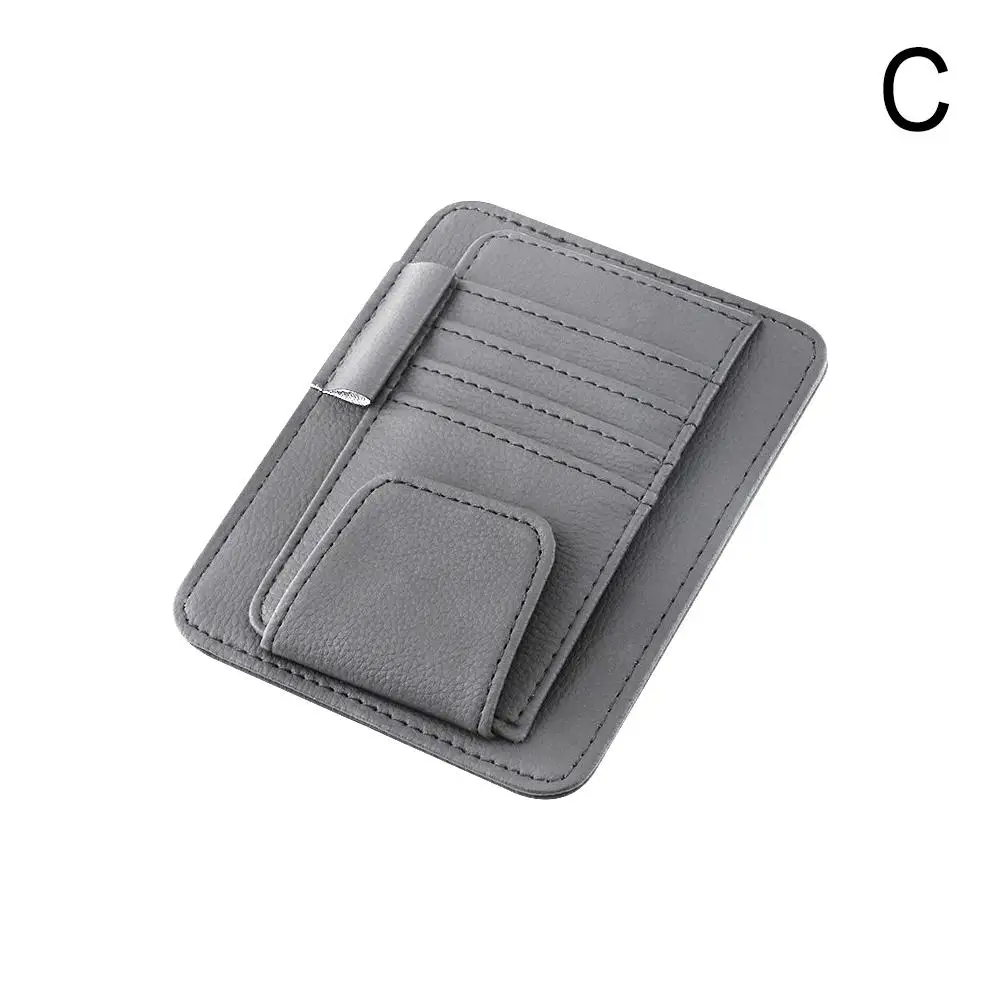 Auto Sonnenblende Organizer Multi-Pocket Visitenkarte Lagerung Management Sonnenbrille Halter Visier Zubehör