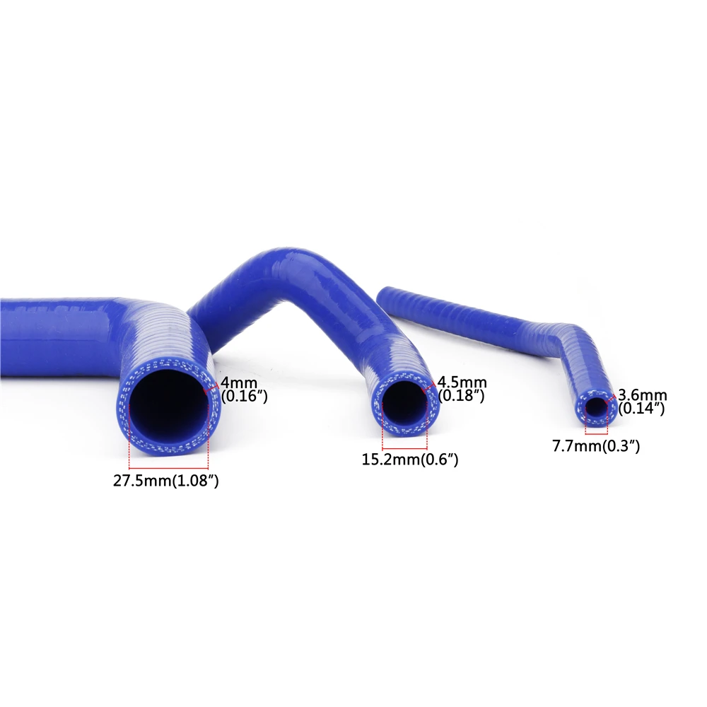 Auto-Silikon-Kühlerschlauch-Set für Honda Civic EG 92 95 D15 (9 Stück) – Bild 3
