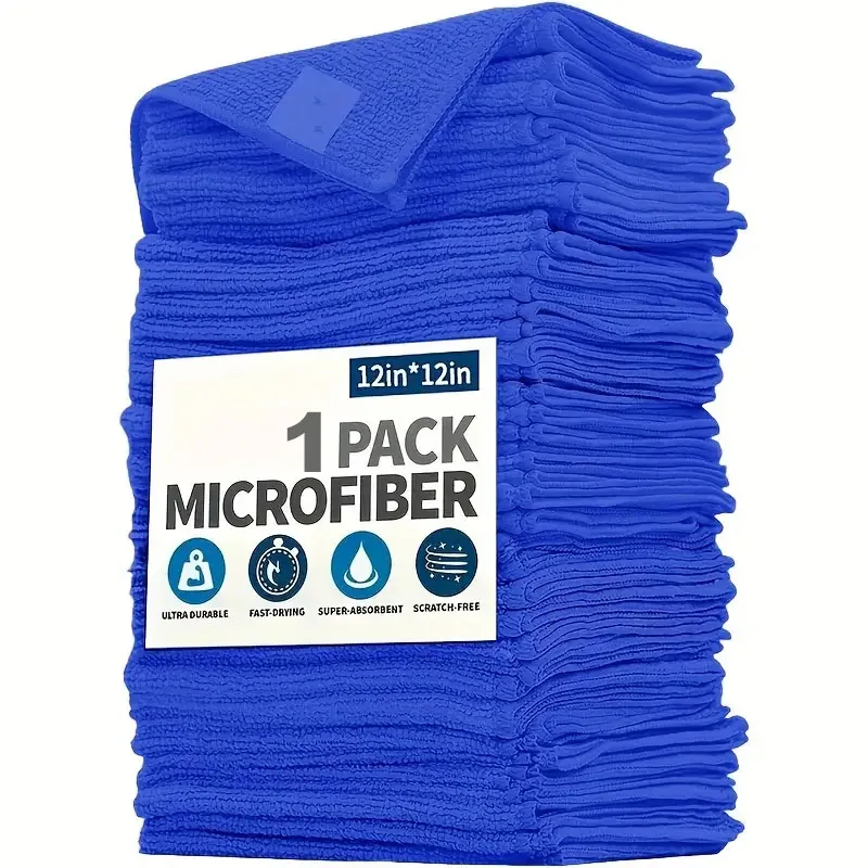 Mikrofaser-Reinigungstücher, fusselfrei, Mikrofaser-Reinigungstücher, wiederverwendbare Reinigungstücher