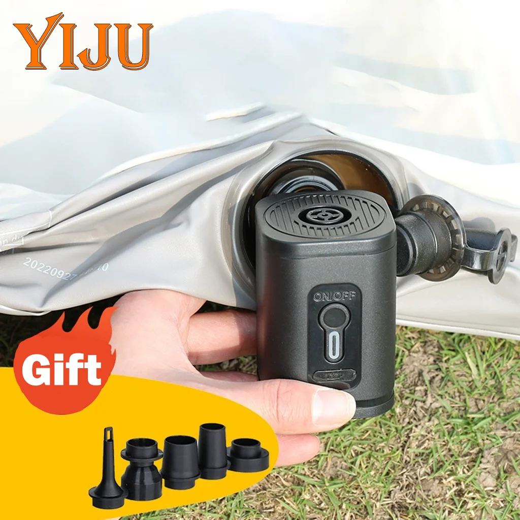 YIJU Drahtlose Inflationspumpe Tragbare Outdoor Mini Luftkompressor Luftkissen Bett Schwimmring