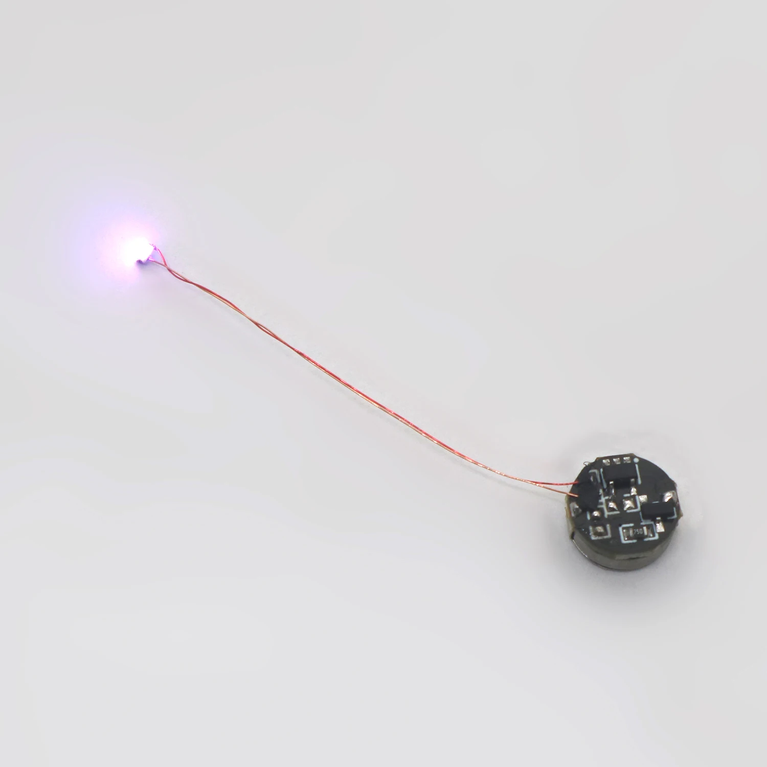 Wired 5cm Magnetische Steuerung Lampe Led Magnetron Licht Modell + magnet + Batterie Diy Auto Spielzeug