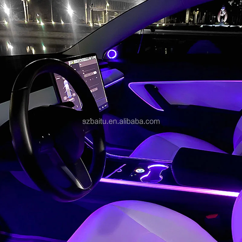Auto-LED-Ambientebeleuchtungs-Set für Fahrzeuginnenraum – Bild 6