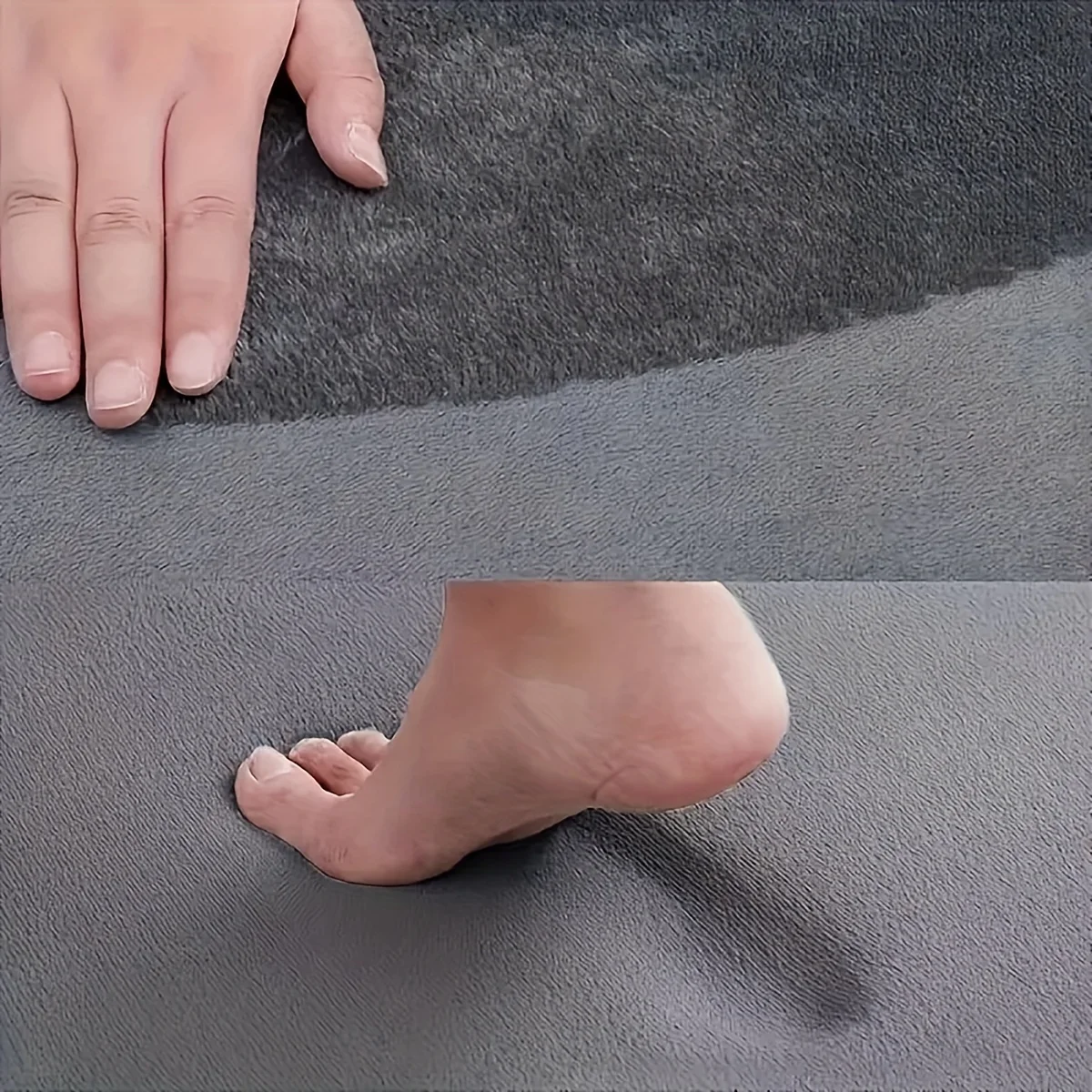 Flanell verdickte saugfähige Badezimmer-Bodenmatte, bedruckte – Bild 3