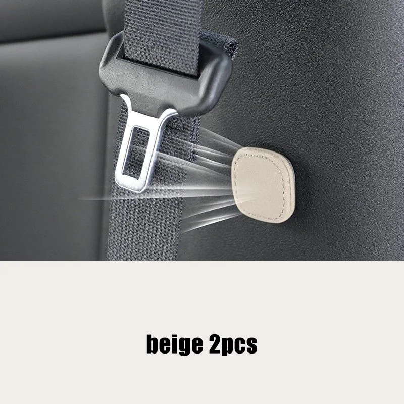 Magnetische Auto Sitz Gürtel Halter Befestigungs Clip Pu Leder Sicherheitsgurt Limiter Stopper (2 Stück)
