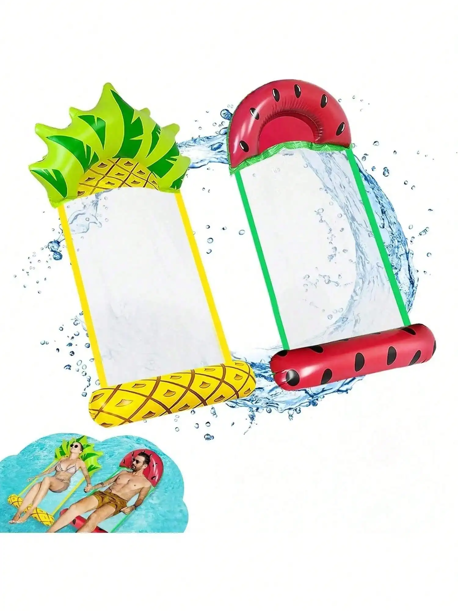 Sommer faltbare PVC aufblasbare schwimmende Reihe Schwimmbad Wasser – Bild 3