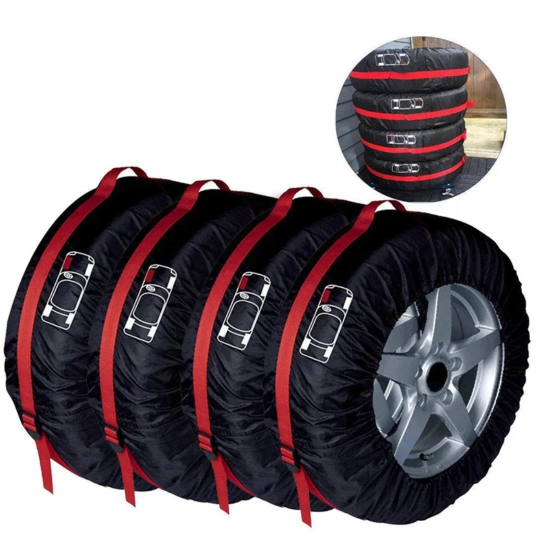 Reifen Aufbewahrungstaschen Staubdicht Wasserdicht S/L Universal Auto Ersatzabdeckung Fall Polyester Fahrzeug