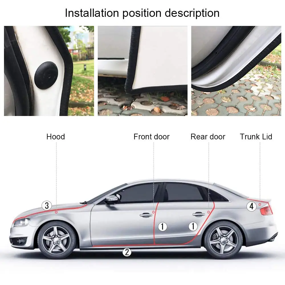 Autotürschutz, Kantenschutz, U-Form, automatische Kantenverkleidung – Bild 4