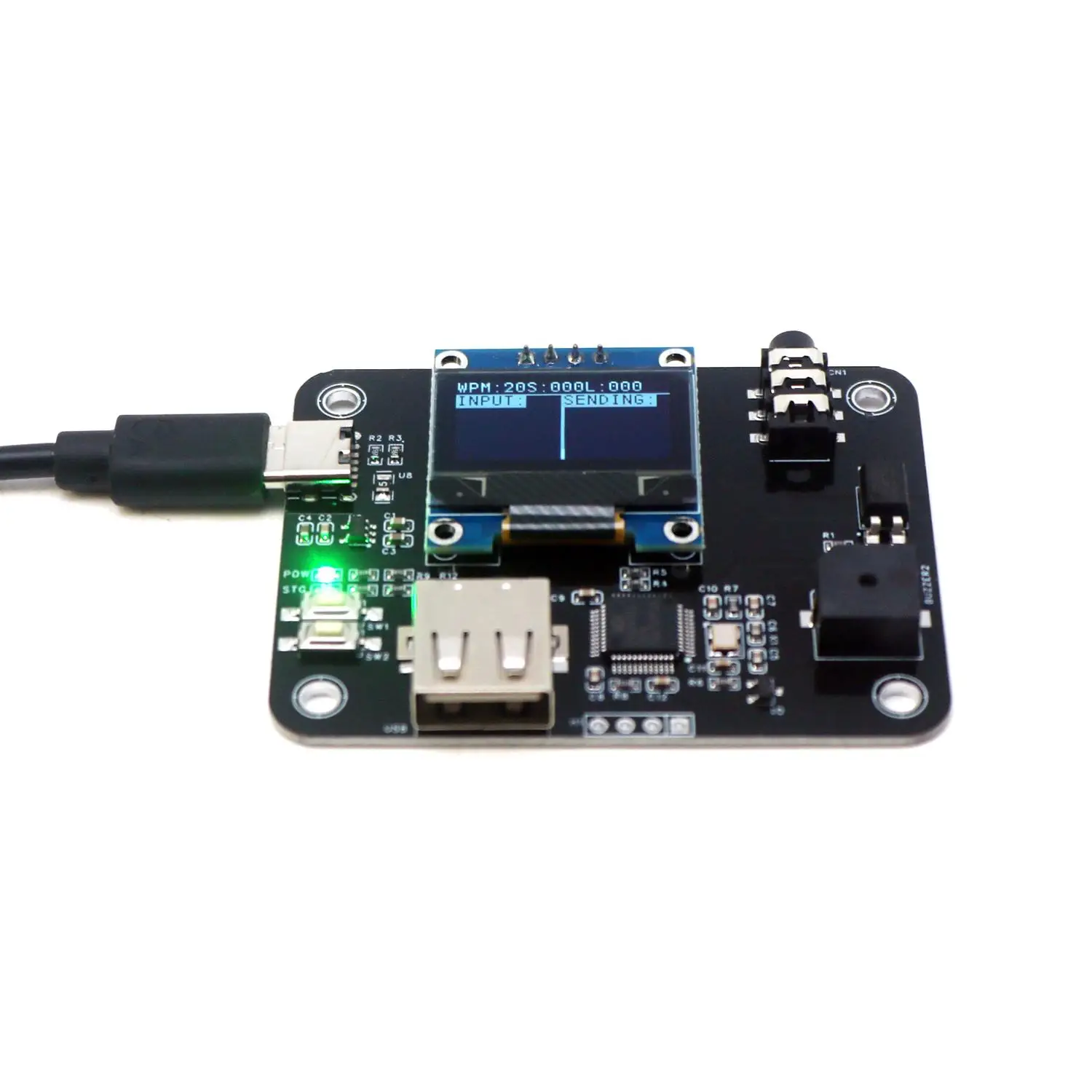 CW Tastatur Elektronischer Schlüssel Controller OLED Display Amateur – Bild 2