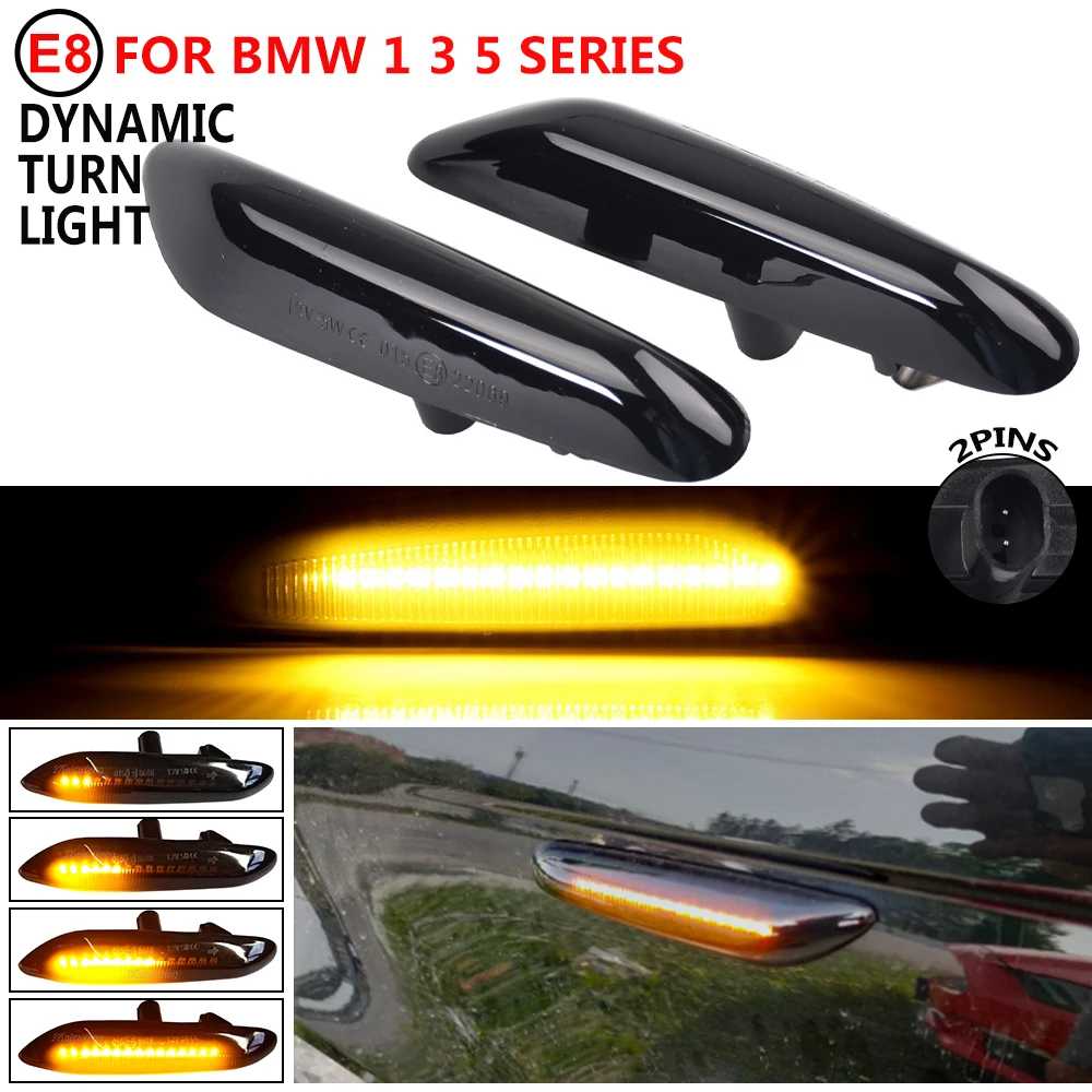 Sequentielle Blinkende LED-Blinker Seitenmarkierungsleuchte für BMW E60 E61 E90 E91 E87 E81 E83 E84 E88 E92