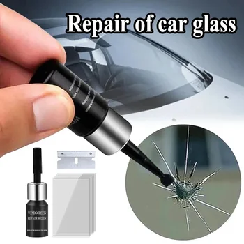 Auto Glas Reparatur Fenster Risse Gone Kit Entfernen Kratzer Automobil Lkw Motorräder Gebrochene Reparatur