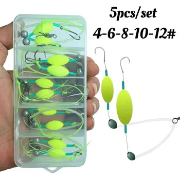 Karpfenangeln Anti-Schwimm-Doppelhaken-Set: Wasserfester Ise Ni Angelhaken-Kit mit Boden- und Schwimmfunktion