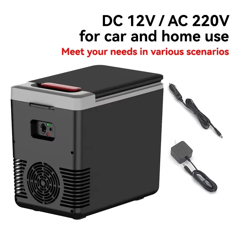 Mini-Kühlschrank 12V 220V Auto- und Haushaltskühlschrank Gefrierschrank 10L Outdoor-Kühler & Wärmer