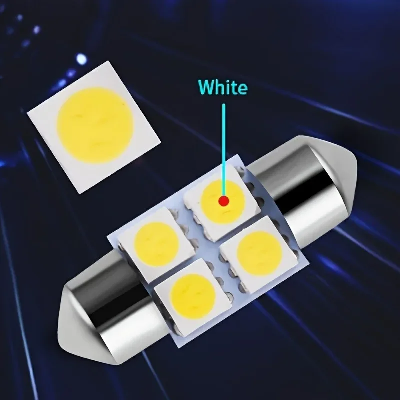 T10 5050 Auto LED Glühbirne Innenkuppel Stamm (42 Stück) – Bild 3