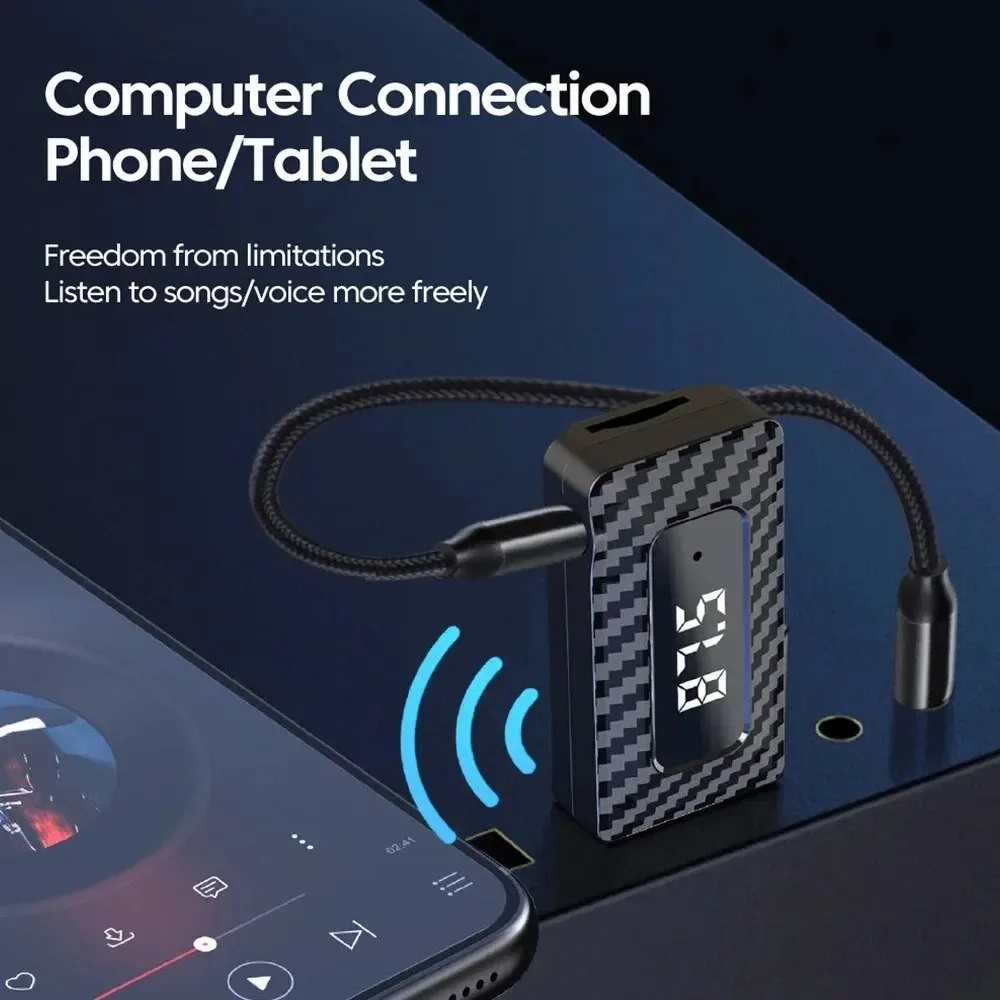 Auto Bluetooth 5,3 FM Sender USB Wireless Audio Adapter mit MIC – Bild 6