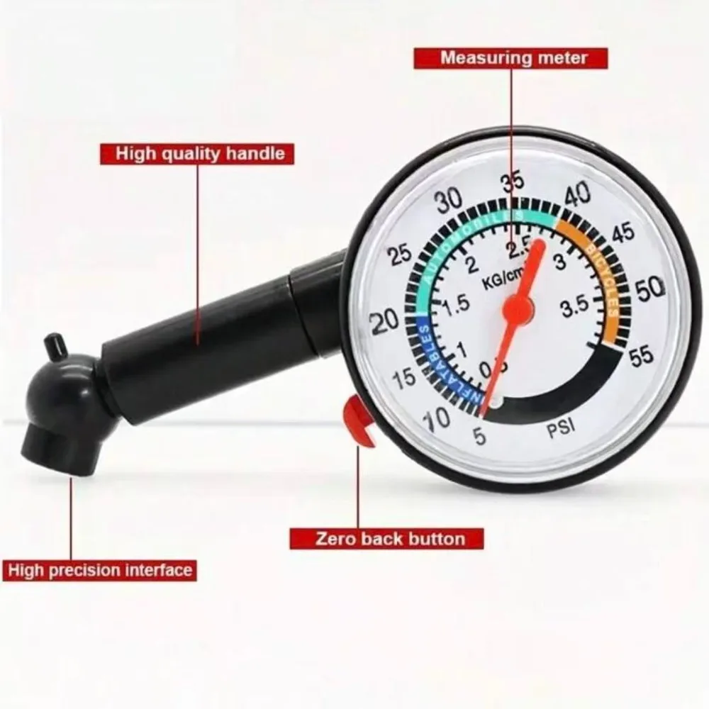 Reifen Manometer Auto Reifendruck Meter Auto Reifendruck Uhr Hohe – Bild 4