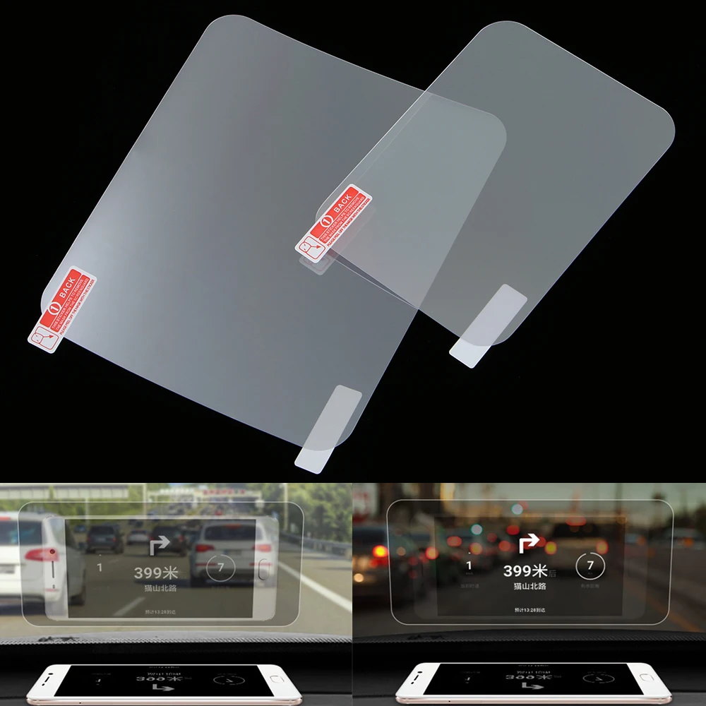 Auto Windschutzscheibe Reflektierende Film Für Head Up Display HUD Transparent Klar Windschutzscheibe