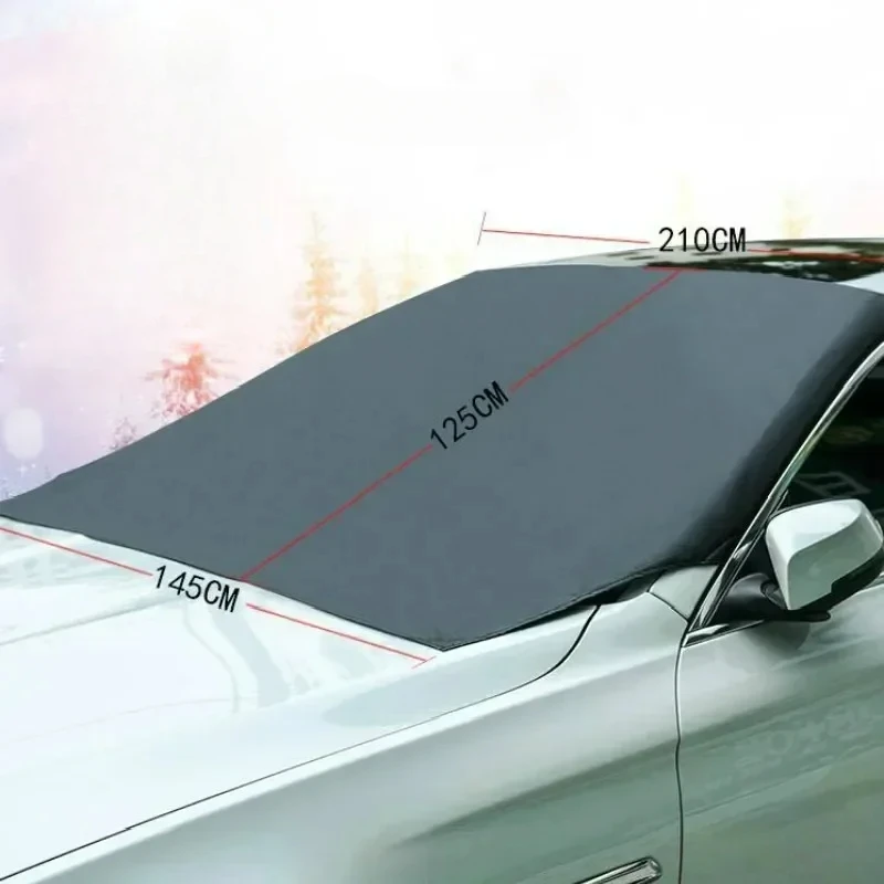 Auto Frontscheibe Schneeschild Frostschild Windschutz Schneeschild – Bild 4