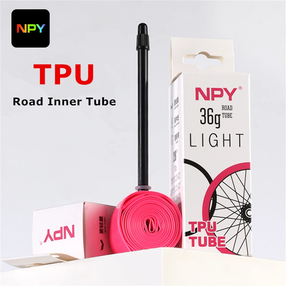 NPY 1 Stück Ultraleichter 28g Fahrrad-TPU-Schlauch 700X18 25 28 32 – Bild 2